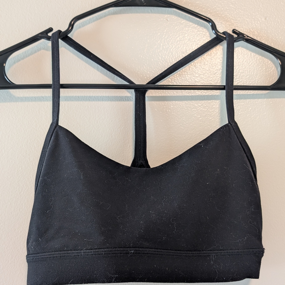 lululemon Black Y Strap Sports Bra - Picture 2 of 2